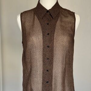 Silk Sleeveless Blouse